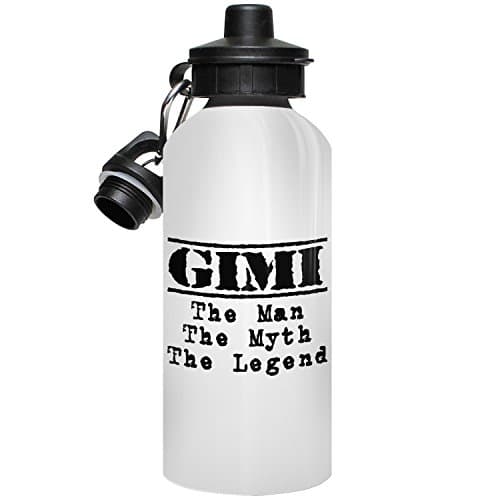 Winfitz Gimi Water Bottle, Personalized Gift, The Man the Myth The Legend