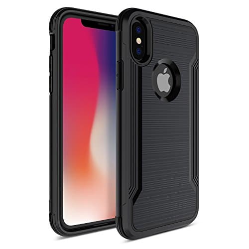 Apriletter iPhone 8 Plus Case iPhone 7 Plus Case, Shock Absorption Soft TPU Bumper Cover Durable Flexible Anti-Scratch full Protective for iPhone 8 Plus Case iphone 7 Plus Case – Black