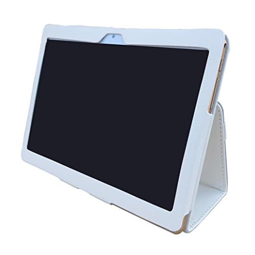 Eachon Ultra Slim Universal Leather Flip Case Cover For Universal 9.6inch Tablet PC (White)