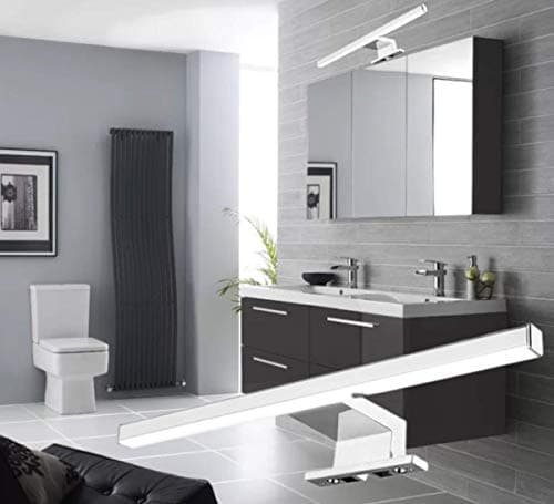 WIVION LED Mirror Lamp, For Makeup, Neutral White 6000 K, Mirror Bathroom Lamp, Bathroom Wall Lamp Bathroom Mirror, Lighting Cabinet,80cm/13w