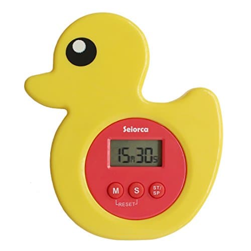 Shower Timer Alarm for Kids with Suction Cup Bathroom & Kitchen Kit Seiorca