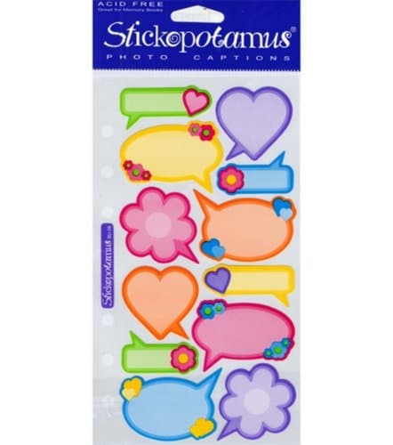 jbr1116 Stickopotamus Stickers-Pastel Captions