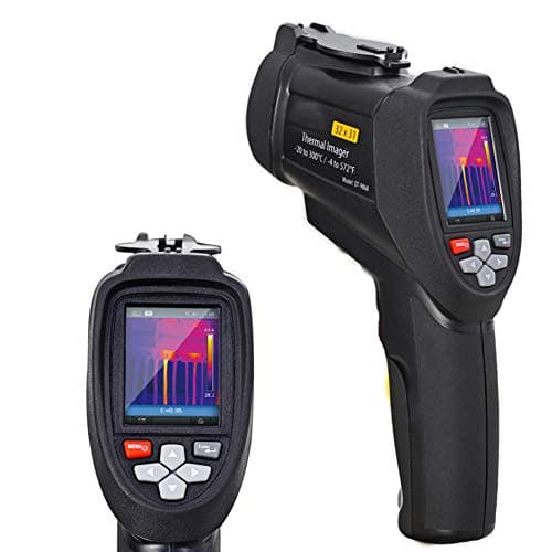 HFOOBSA Handheld Infrared Thermal Imager,2.2" TFT LCD Screen,320 * 240 Camera Infrared Thermometer,Temperature Range from -20~300°C, 9 Hz Refresh Rate
