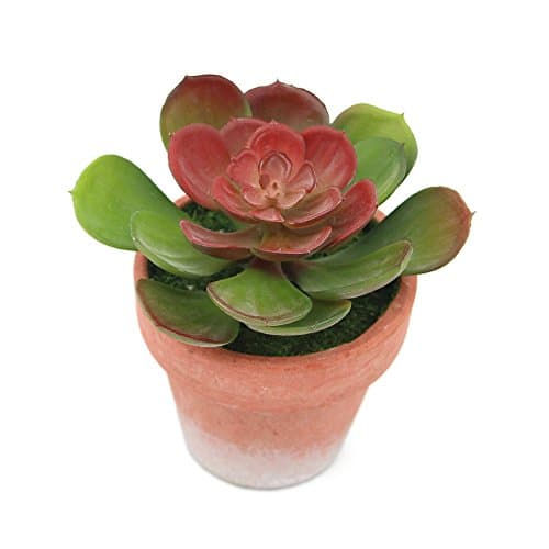 VIMI Small Artificial Foliage Plants Potted , Decor Bonsai for Home , Office and Garden Decorations , 4.7 inch