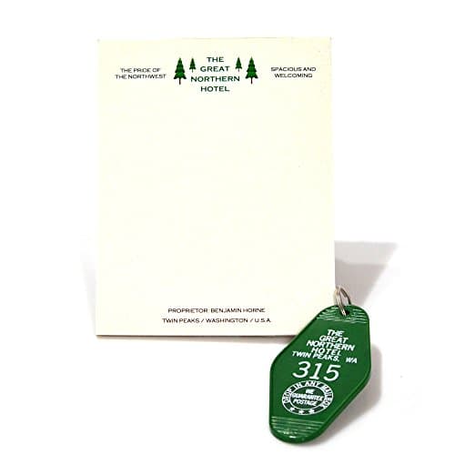 Twin Peaks Great Northern Notepad and #315 Key Tag Set