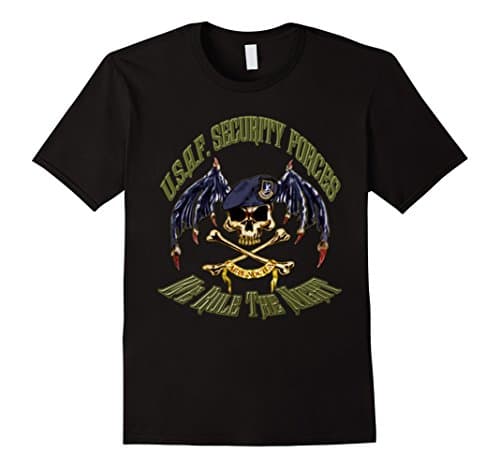 Mens USAF Security Forces - Carpe Noctum Tshirt XL Black