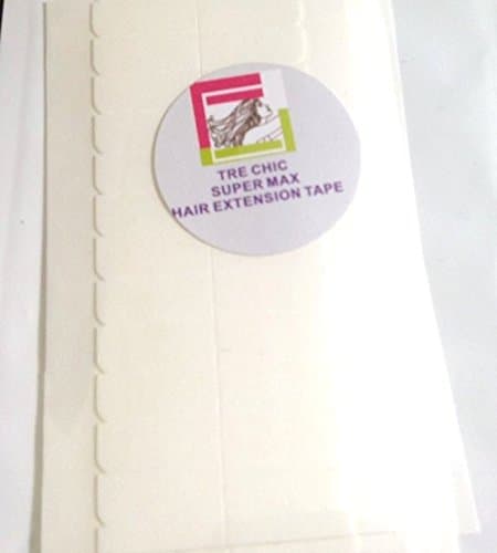 1/3" X 1.5" 120 Pieces Tre Chic Double Sided Super Maximum Hold Tape Tabs for Tape Hair Extensions by Chic Hair