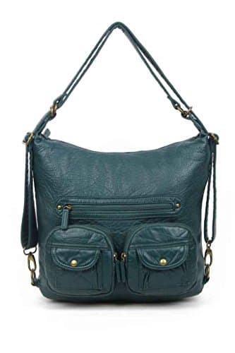 Ampere Creations Convertible Backpack Crossbody Purse
