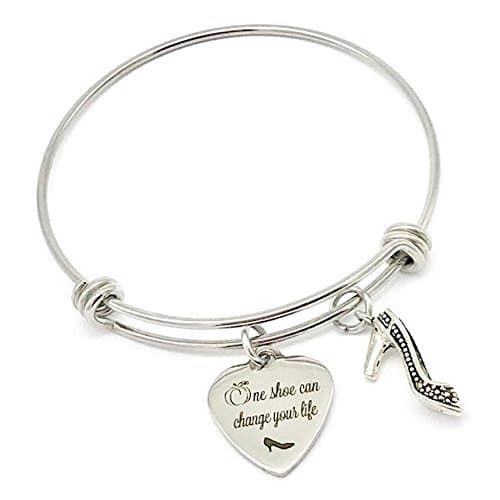 One Shoe Can Change Your Life, Cinderella Inspired Princess Bangle Bracelet