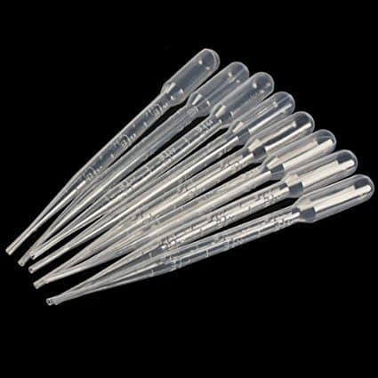 TAKSDAI 300pcs 3ML Disposable Plastic Graduated Transfer Pipettes,Essential Oils Pipettes Dropper, Eye dropper, Makeup Tool (300, 3ML)