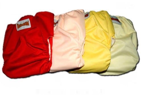 BubuBibi Bamboo Pocket Snaps Cloth Diaper/ Nappy - OS - Original 2.0 - Package of 6 GIRLS