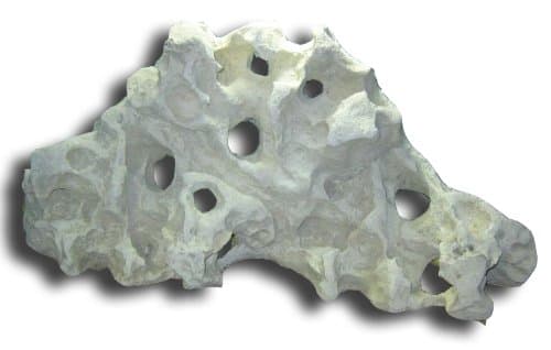 Universal Rocks Decorock-042 Decorative Artificial Texas Holey Rock, White