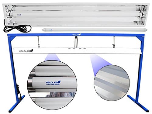 Yield Lab Complete 54w 4 Foot T5 Fluorescent Grow Light Kit (6400K)