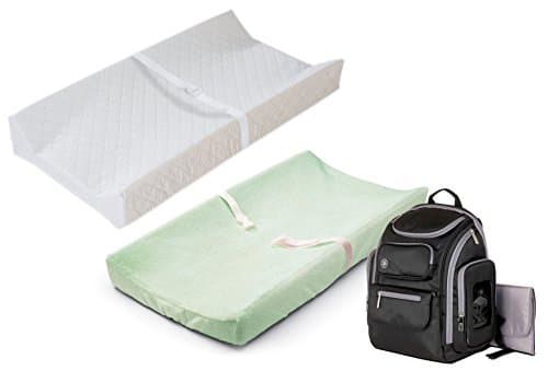 Jeep Perfect Pockets Back Pack Diaper Bag with Contoured Changing Pad &amp; Cover