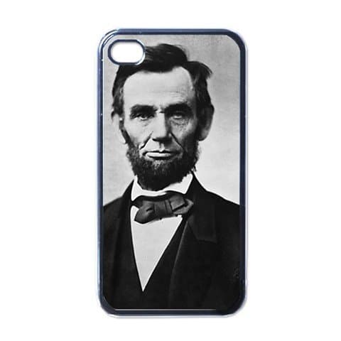Abraham Lincoln Apple iPhone 5 PLASTIC cell phone Case / Cover Great Gift Idea