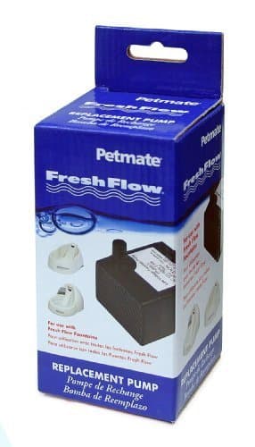 Petmate Fresh Flow Replacement Pump, 12V pump with 120V converter w/o flow valve by Petmate