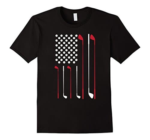 Golf American Flag T-Shirt