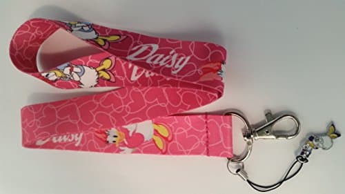 Daisy Duck Lanyard Key Chain w/ Charm