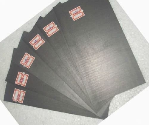 5pcs 99.99% Pure Graphite Electrode Rectangle Plate Sheet 50x40x3mm
