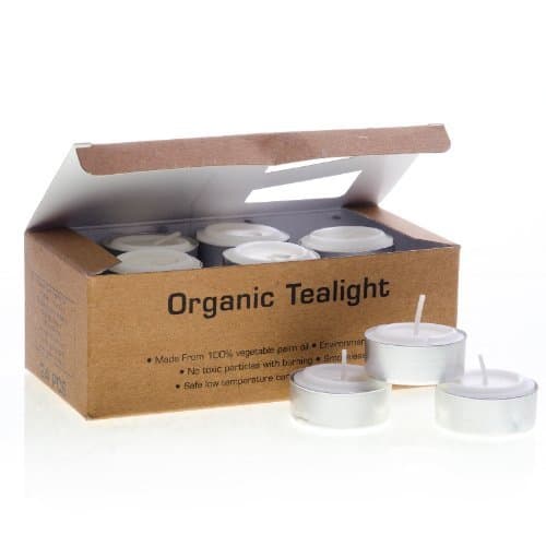 Heaven Scent Plant Wax Unscented Tea Light Candles (1 Pack - 24 Tealights)