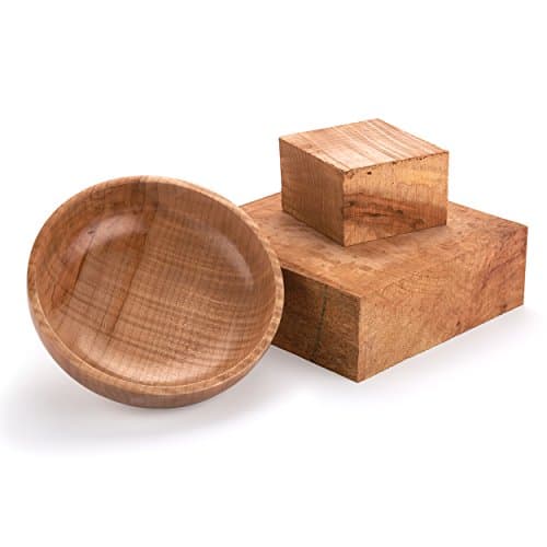 Woodcraft Figured Maple 2-1/2" X 8" X 8" 1-Piece