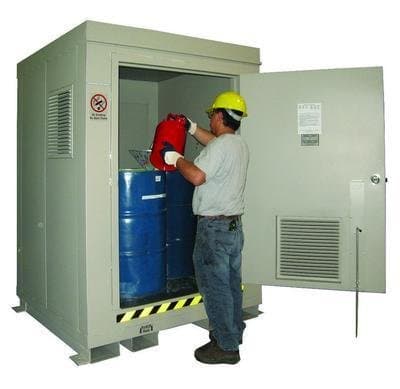 272 Gallon Sump Capacity - Hazmat Storage Buildings, SECURALL