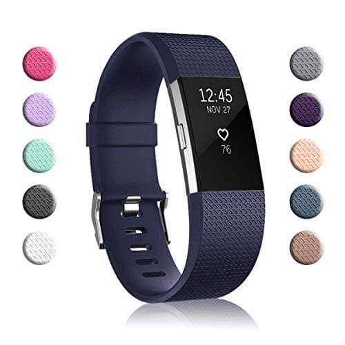 Bands Compatible with Fitbit Charge 2, Classic & Special Edition Adjustable Sport Wristbands