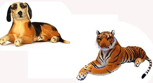 atorakushon Tiger Stuffed Soft Toy (32 Cm, Multicolour)