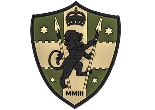 Airsoft GI Store Crest Lion CA PVC Patch Velcro (Arid)