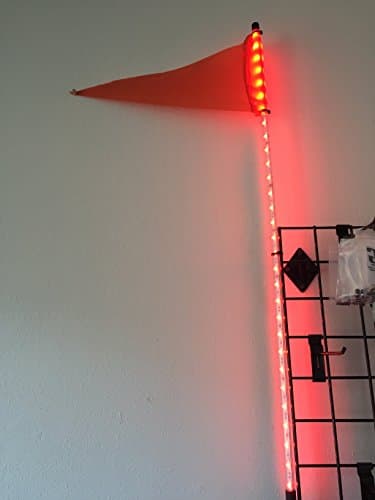 6' LED Lighted Whip for Atv Utv Sand Rail Dunes Prerunner Offroad