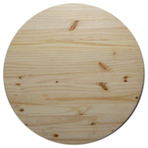 Allwood 1" x 18" Round PineTable Top/Project Panel