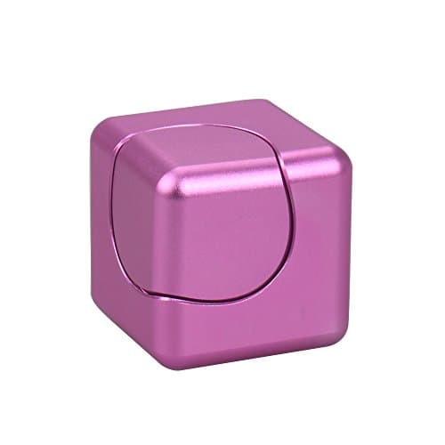 VOTRON Fidget Cube Hand Spinner Anxiety Stress Relief Focus Desk Toy Gift High Speed Stress Reducer EDC Fidget Finger Spinner Toy with Ceramic Bearing ADHD Autism For Adults / Kids (ROSE GOLD)