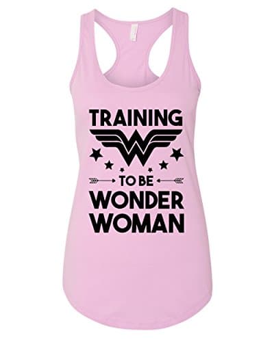 RBCC Women’s Next Level Ideal Racerback Tank Top “Training to be Wonder Woman”