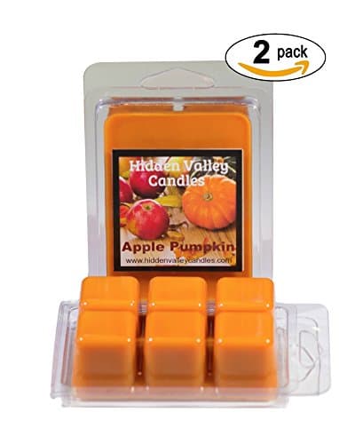 Apple Pumpkin Double Scented Wax Melts. A fabulous Fall scent, crisp, fresh and delightful. This scent is loaded with the best of fall, crisp apples and fresh from the patch, pumpkins. Two fall favorites blended with notes of cinnamon and clove sure to make you feel snug and cozy. You will receive 2 packs for a total 12 cubes which will throw 50+ hours of fragrance when melted in Scentsy®, Yankee Candle® or standard electric tart warmer.