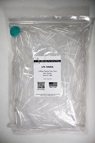1000uL Universal Pipet Tips, Clear, Bulk, PK1000