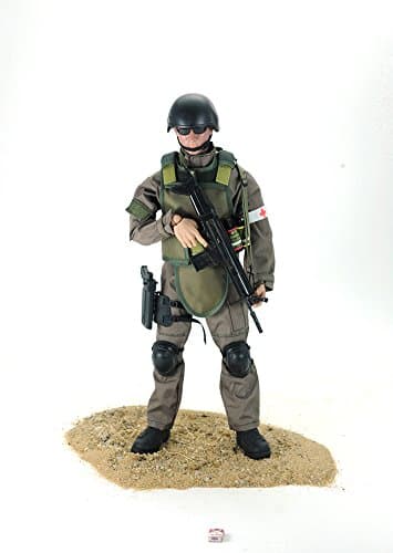 Kibby Upgraded 12" Poseable Special Forces Action Figure Newest 1:6 Military Surgeon Stand Bendable Soldier Figure Model Toy