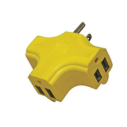 Voltec04-00087 3-Outlet Adapter, Yellow