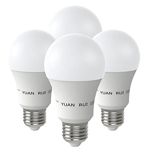 Yuan Rui LED Lighting Bulbs 100 Watt equivalent 11W Light Bulbs 1000 Lumens Non-Dimmable A19 Base E26 (4-Pack, Daylight(5000K))