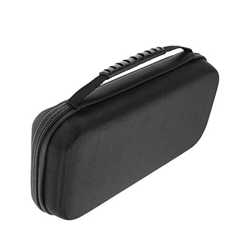 Nintendo Switch Hard EVA Carrying Travel Case, Portable Sturdy Thin Slim Anti Scratch Bundle Gaming Accessories Box Shell Pouch for Nintendo Console(Black)