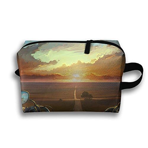 Motorcycles Unisex 3d Digital Printed Multi-Functional Storage Bag Pencil Case Zippers Makeup Bag Case Pencil Pen Stationery Pouch Bag Use In School Office Travel Business Trip