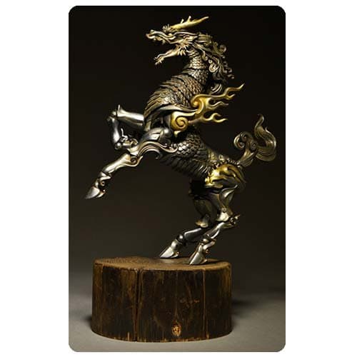 Kirin Iron Version Takeyashiki Jizai Okimono Action Figure