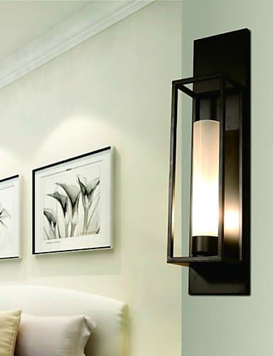 ZQ Creative Wall Lights/ Wall Sconces Rustic/Lodge Metal/ Dinning Room/ Bedroom/ Reading Room/ Metal+Glass , yellow-110-120v