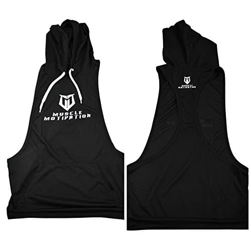 Womens Stringer Hoodie G-Cool 100% Moisture Wicking Polyester Sleeveless Workout Racerback Slim Fit Jacket Tops Lightweight Pullover Hoodie Sweatshirt For Women's Bodybuilding Singlet Hoodie Tank