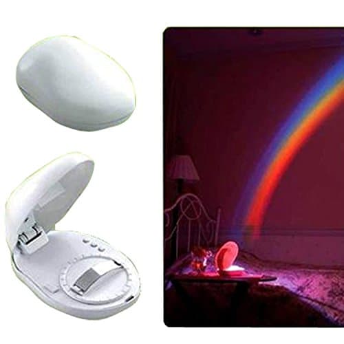 Hossen® LED Rainbow Projector Room Night Light W/3 Display Mode
