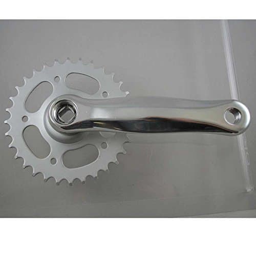 Evo Alloy Square Taper Track Bicycle Crank Set - 3/32in (Black - 152 x 32T x 3/32in)