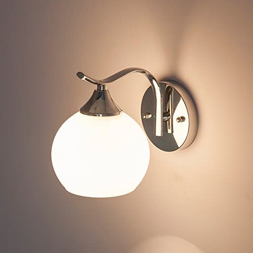 Modern Glass Sconces Wall Lamp E27 Led Wall Light Fixtures Indoor Lighting Wall Mounted Bedside Reading Lamps JiFengCheng HGSS-005-1