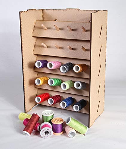 Thread Spool Bobbin Storage Holder - Holds Up to 20 Reels of thread