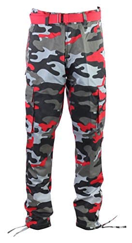 Access Men's Big & Tall Camouflage Cargo Pants with Belt