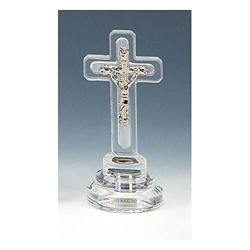 Lighted Crystal Crucifix Cross Religious Favors