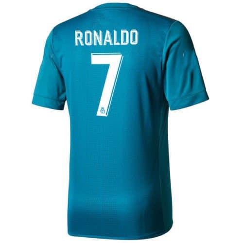 2017/2018 Real Madrid Third Jersey Ronaldo Short Sleeve 7# (XL(180-185CM))